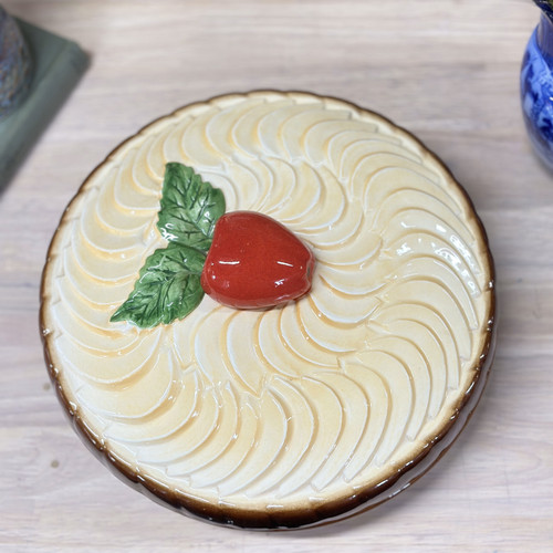 Euro ceramica apple pie - apple, dish
