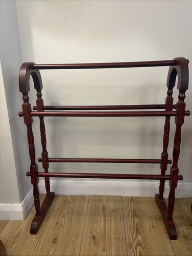 Vintage mahogany turned wooden - turned,