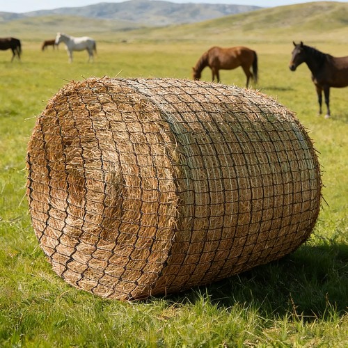 Round bale hay net for - round,