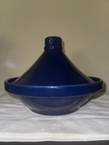 Blue tagine moroccan style - blue,