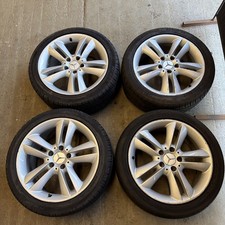 4X Mercedes W203 W209 CLK SLK 17” Alloy Wheels & TYRES 8.5j ET30 7.5j ET36 Set