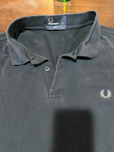 Fred perry black polo vintage - perry,