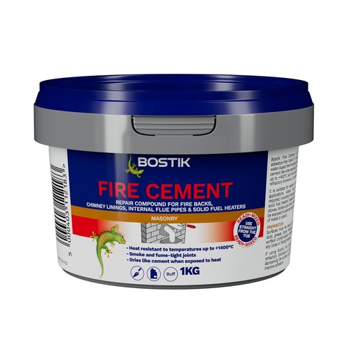 Bostik fire cement - fire,