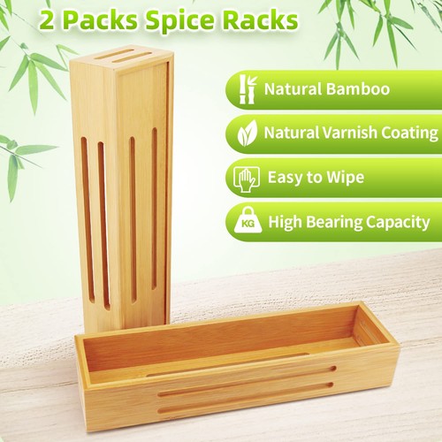 Pack bamboo spice rack - 2,