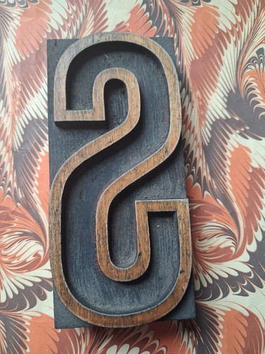 Large wooden letterpress - large,
