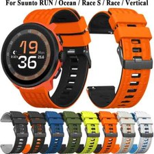 Silicone Watch Strap For Suunto Run Ocean Race S / Race Vertical Band Wristband