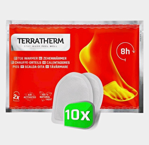Terratherm foot warmers toe - foot,