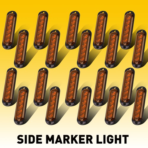 20x orange amber side - orange, led