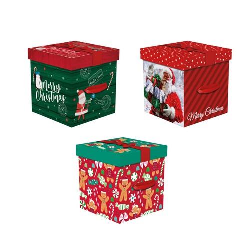 Christmas gift box with - gift, lid