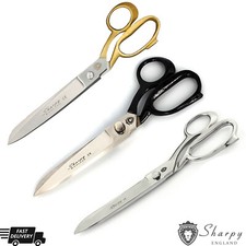 TAILORING SCISSORS 12" STAINLESS STEEL DRESSMAKING FABRIC CRAFT CUTTING