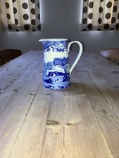 BLUE ITALIAN SPODE PITCHER  /