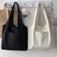 Premium Black 100% Cotton Tote