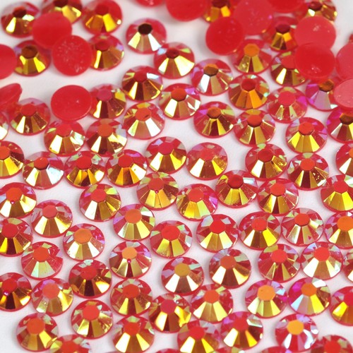 6mm crystal flat back ab - 6mm,