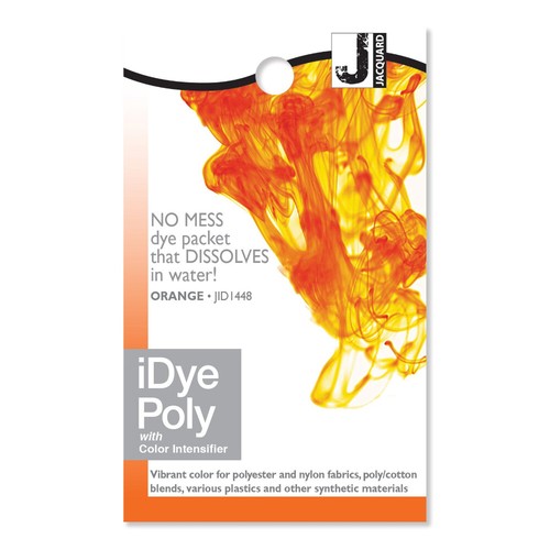 Orange jacquard idye synthetic - orange,