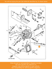 YAMAHA Rod Set, 5JX-14504-00
