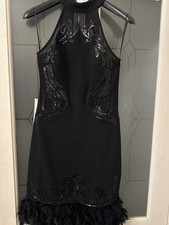 Next Lipsy Black Halter Neck