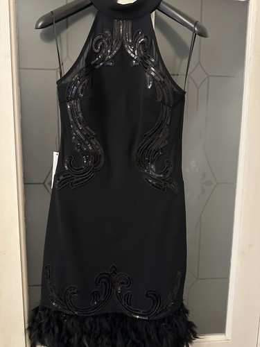Next lipsy black halter neck - next,