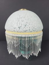 Vintage Art Deco White Mottled