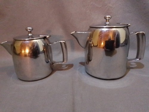 Small stainless steel teapot - small,