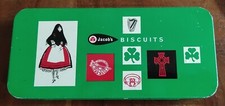 Vintage Irish Jacob's Cream Cracker Tin 1950s