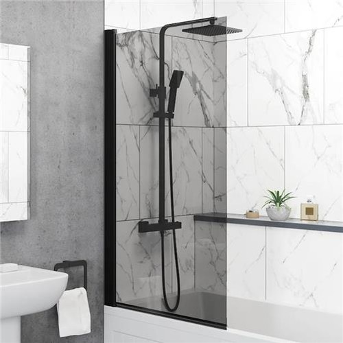 Square bath shower screen - shower,