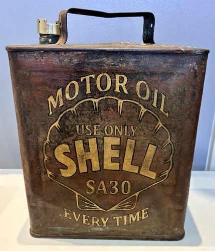 Vintage petrol can - petrol,