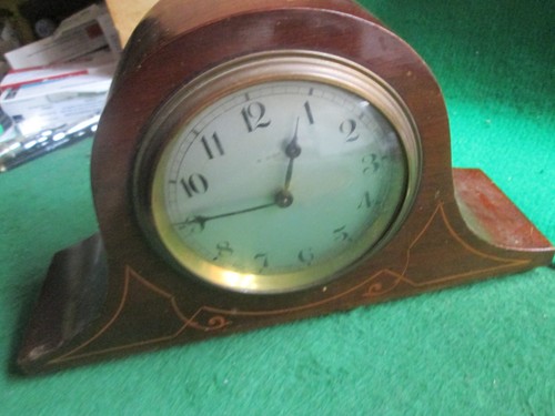 Wooden mantel clock - wooden,
