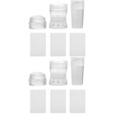  2 Count Nail Stamp Stamper Manicure Stamping Tool Silicone Nails