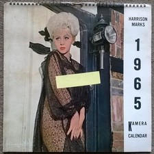 1965 Vintage HARRISON MARKS' KAMERA CALENDAR. VGC. 12 Pages & Cover. Free UK p&p