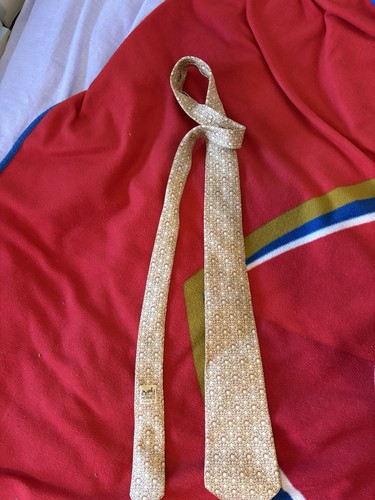 Hermes men silk tie and - hermes,