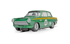 SCALEXTRIC C4540 Ford Lotus Cortina MkI No.44 Goodwood 2023 Jordan/Dickenson NEW