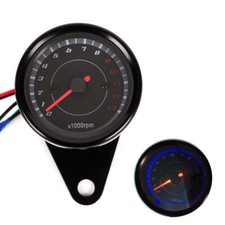 Universal Motorcycle Speedometer Tachometer Odometer Rev Counter 0-1000RPM MO