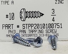 #10x3/4 Pan Head Phillips