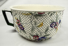 Minton Chamber Pot Pansies on