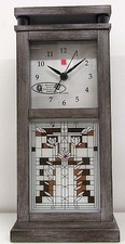 BULOVA FRANK LLOYD WRIGHT MANTLE CLOCK "WATERLILIES" B4835