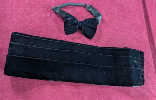 Men boys cummerbund black - cummerbund,
