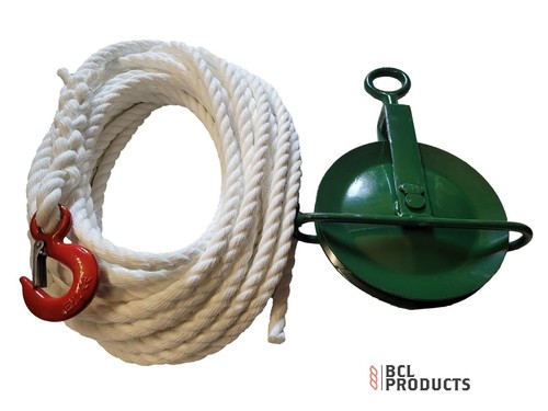 Scaffold rope and block - block, gin