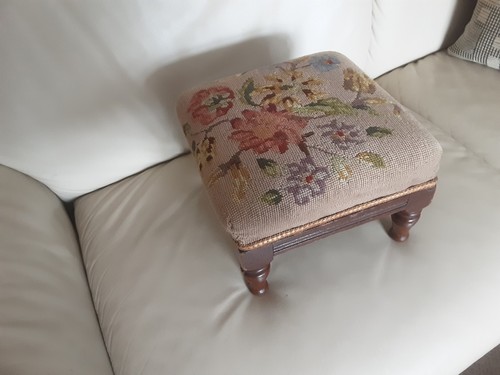 Victorian antique needlepoint - victorian,
