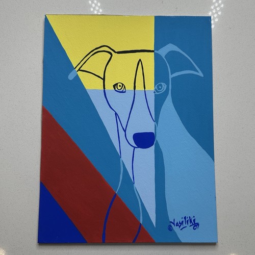 Original whippet greyhound - original, dog