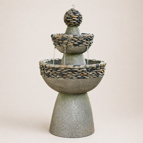 Tiered stone water - 3,