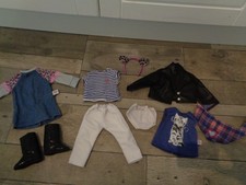 design a friend bundle-leather jacket,dress,tops,headband,trousers,boots+more