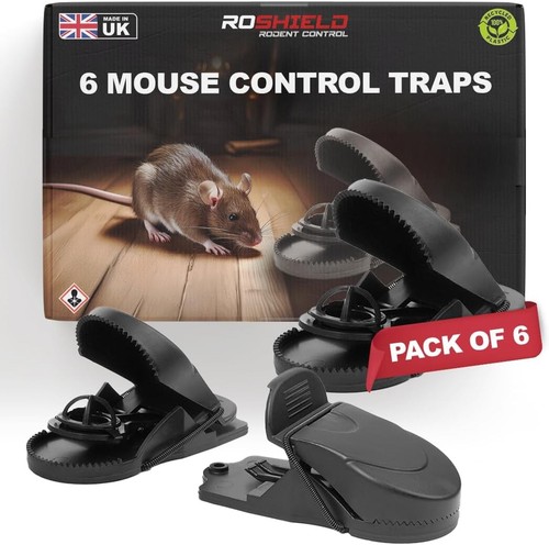 Roshield mouse traps - roshield, 6x