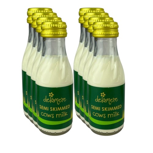 Delamere semi skimmed milk - semi,
