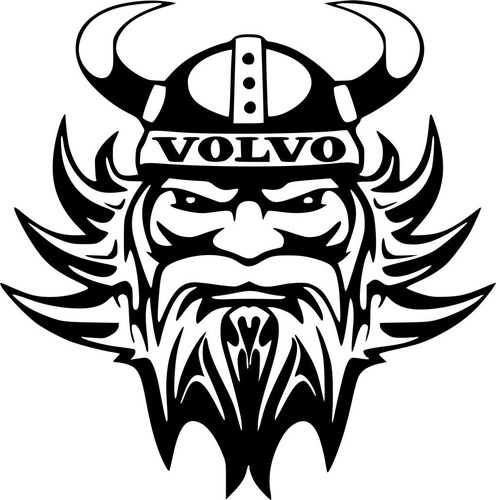 Volvo viking vinyl decals - viking,