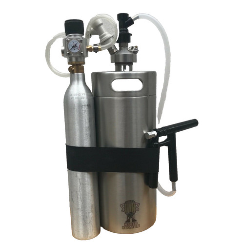 Mini keg steel growler - 4l,