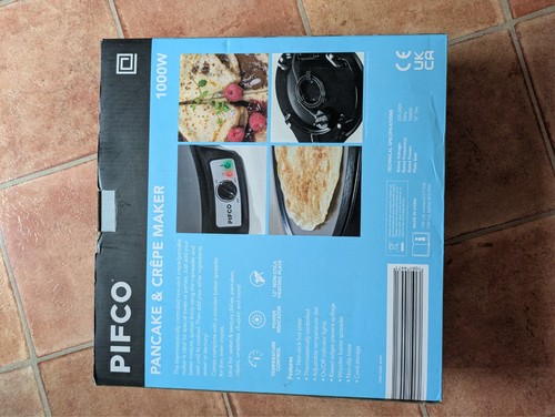Pifco pancake crepe maker - &,