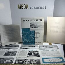 The Everett Hunter Boat Co. Complete Line Cabin Cruisers Folder Boating Catalog