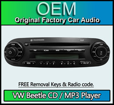 VW Beetle CD MP3 Player Radio