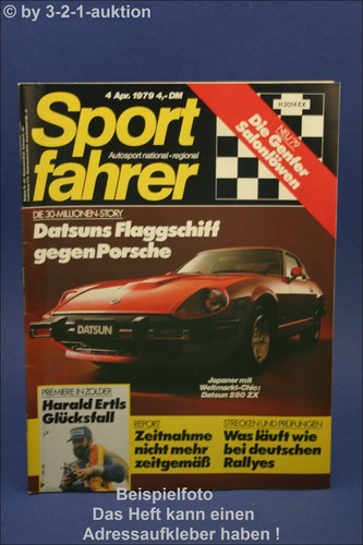 Sport driver datsun 280 - sport, 4/79