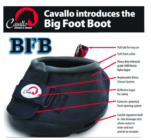 Cavallo big foot boot bfb - foot,
